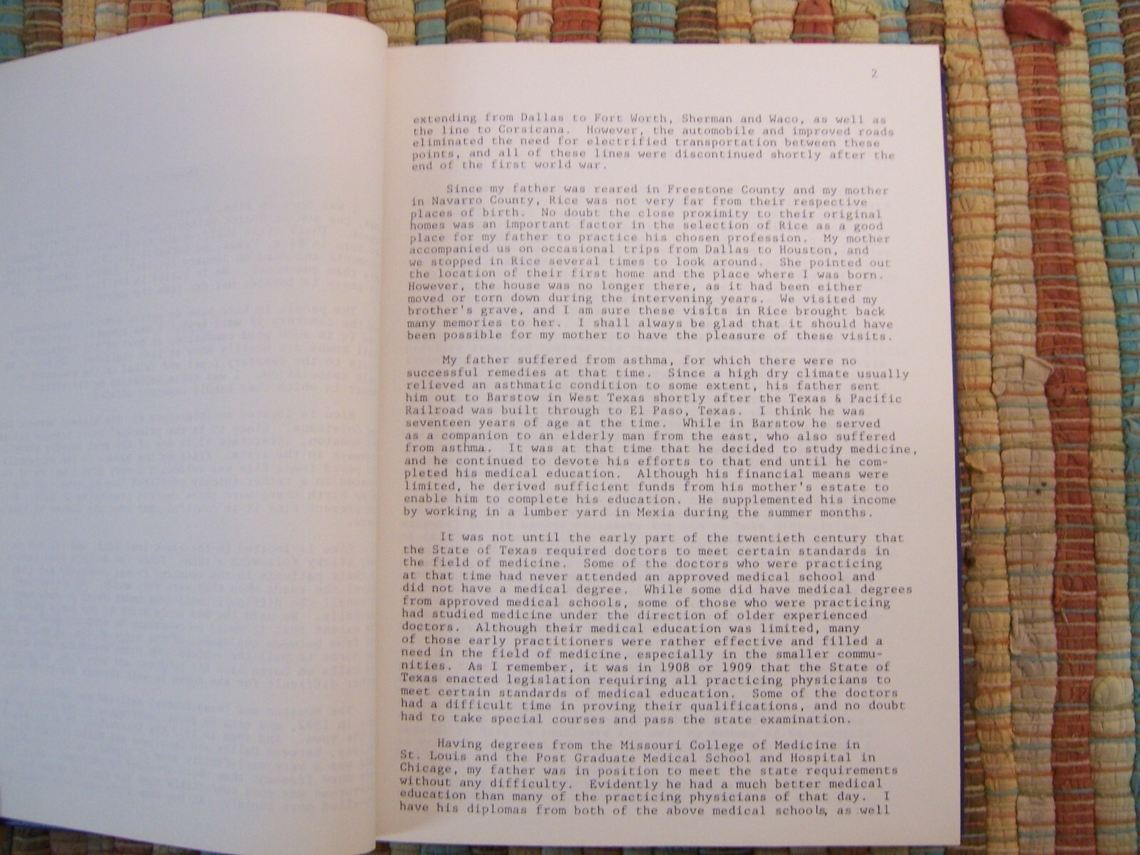 Eighty Five Years An Autobiography By W. Victor Womack Lubbock Texas 1982 Signed