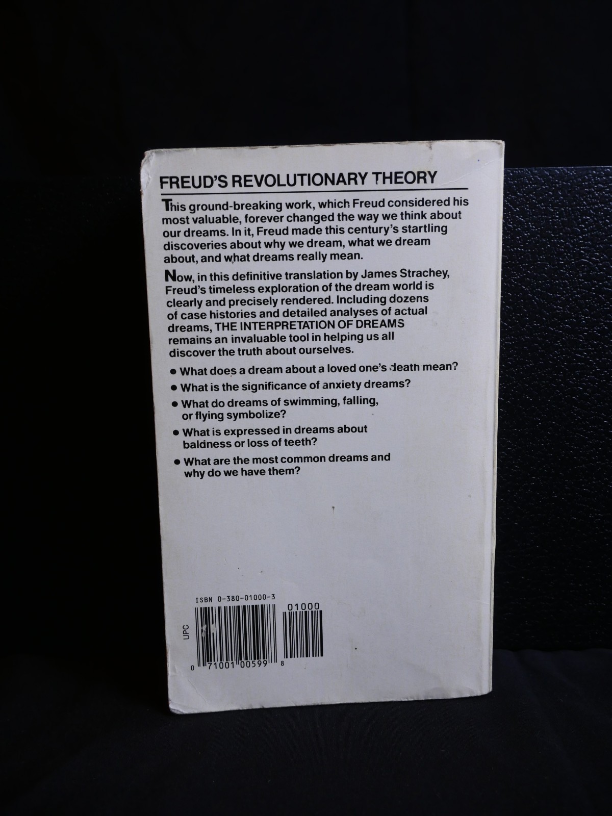 Sigmund Freud: The Interpretation of Dreams (1965 First Avon Printing)