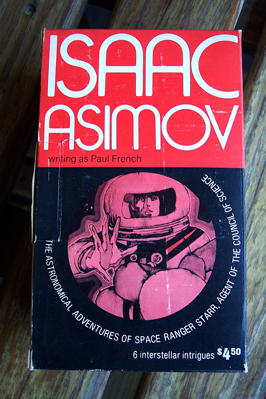 LUCKY STARR 6 Book Boxed Set Isaac Asimov as Paul French 1970s Sci-Fi