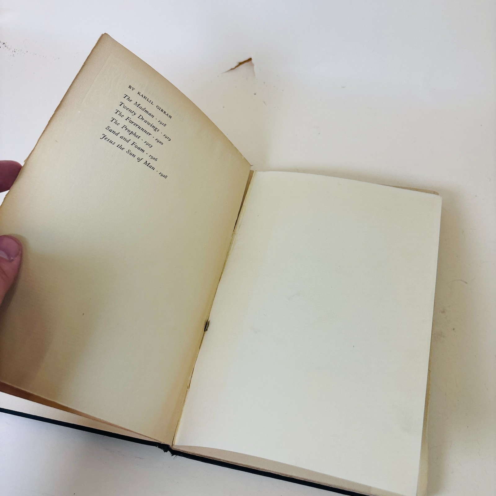 The Prophet by Kahlil Gibran 1929 First Ed. Twenty-First Printing Alfred A Knopf