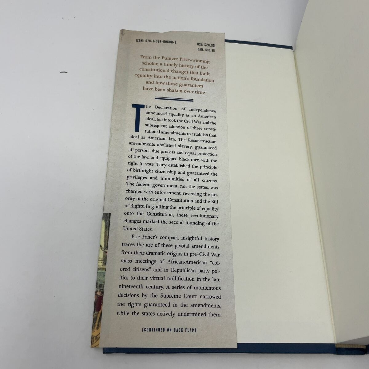The Second Founding by Eric Foner HC First Thus Like New 2019