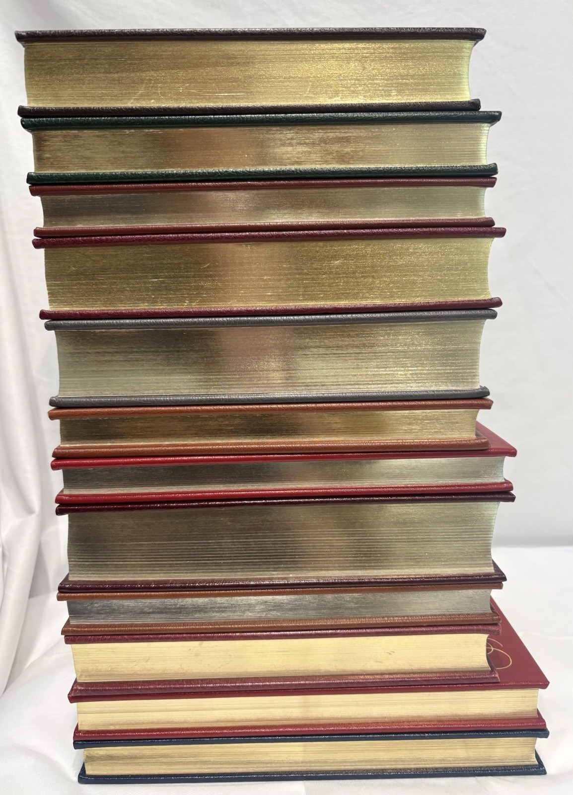 Lot of 12 – Easton Press 100 Greatest Books Ever Written Leather – Crisp & Clean