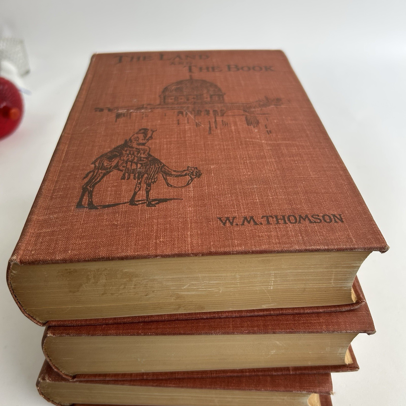 The Land And The Book Vol. I II & III 1880-1185 W.M. Thomson Antique Religion