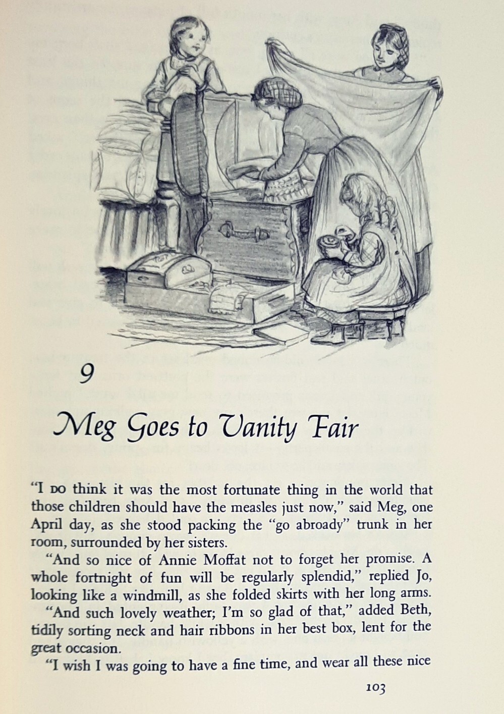 LITTLE WOMEN Original TASHA TUDOR Art FIRST EDITION Louisa May ALCOTT book 1969