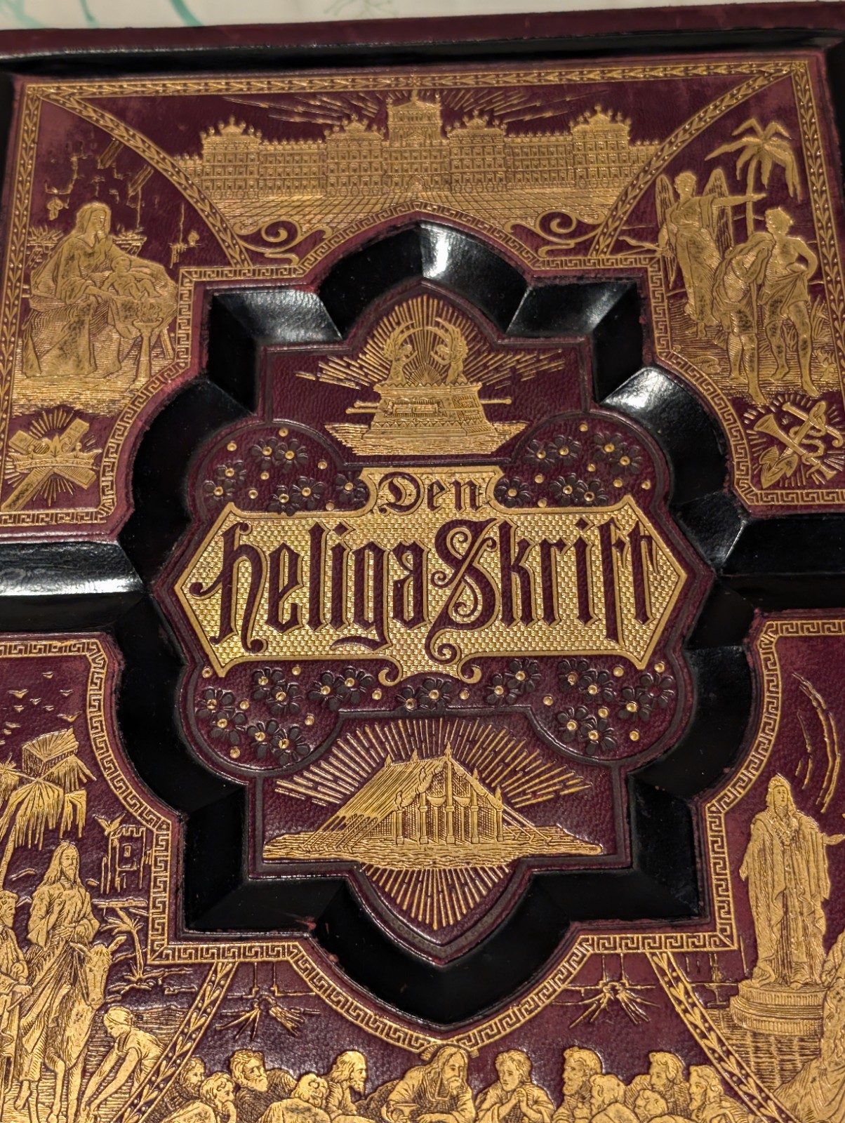 Rare Swedish Illustrated Bible–Den Heliga Skrift, 1880s H. M. Melin/Gustave Doré
