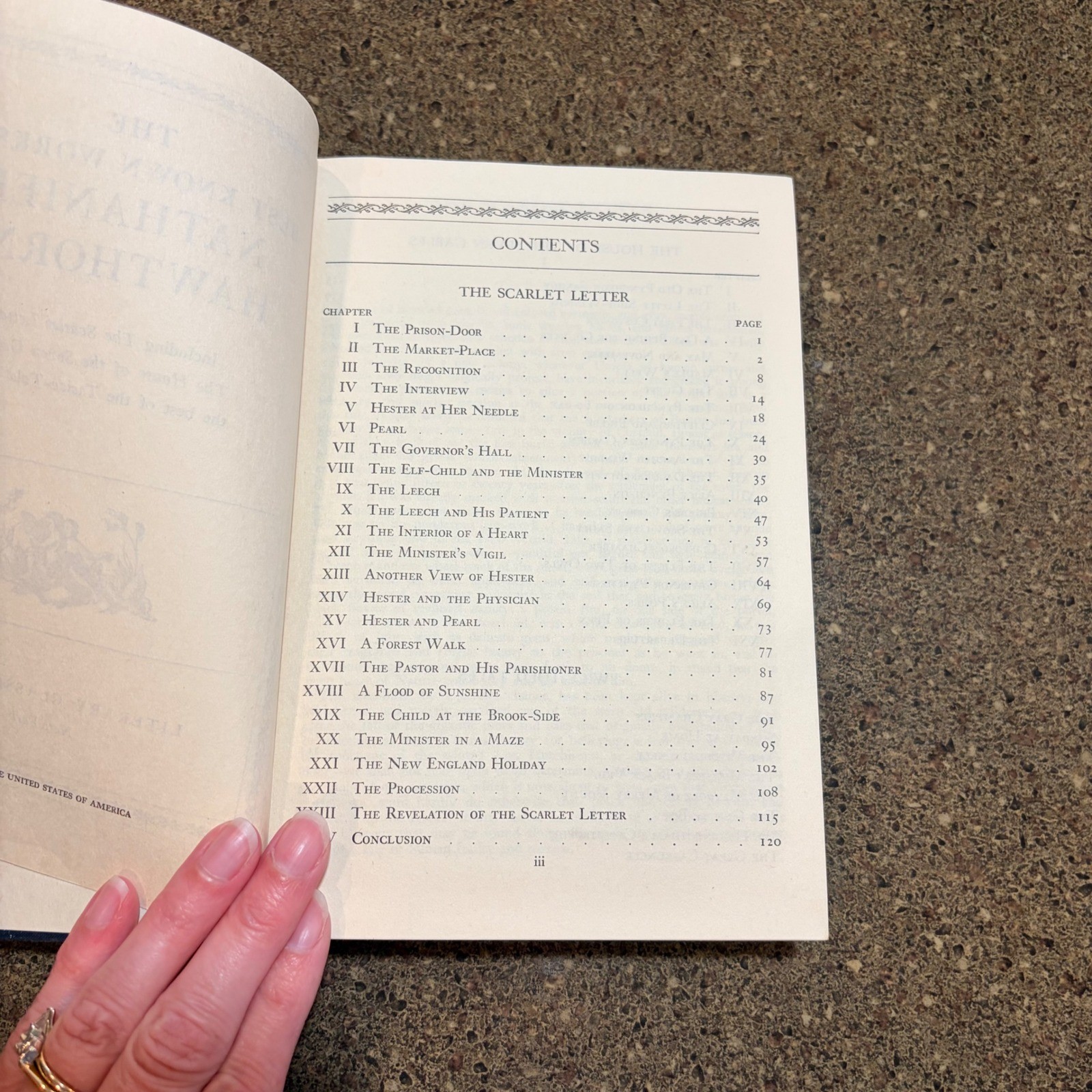 Best Known Works of Nathaniel Hawthorne Hardcover Navy Blue Literary Classics