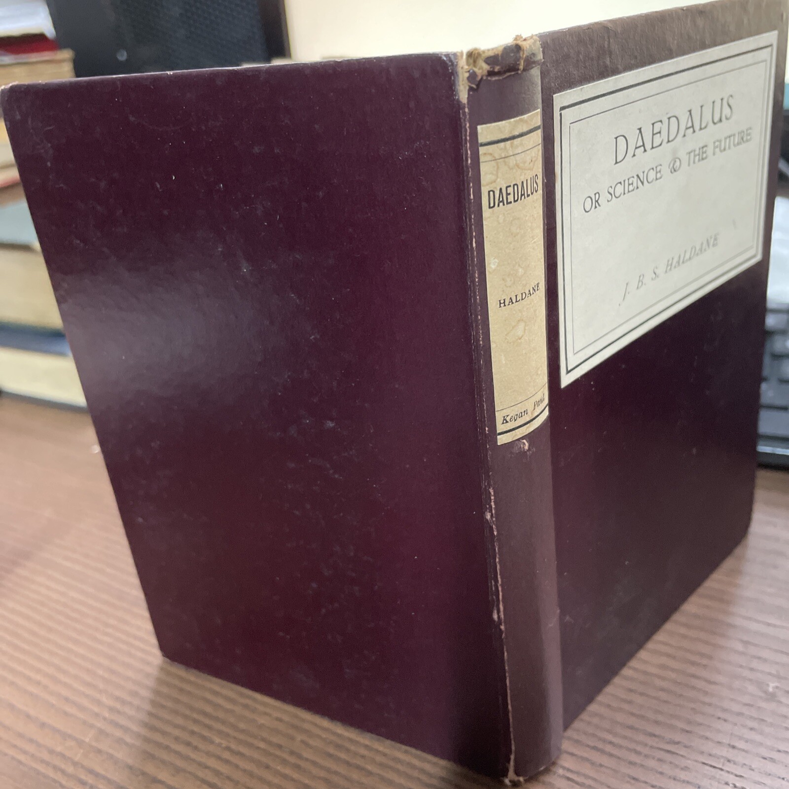 Daedalus Or Science & The Future – J. B. S. Haldane – 1930