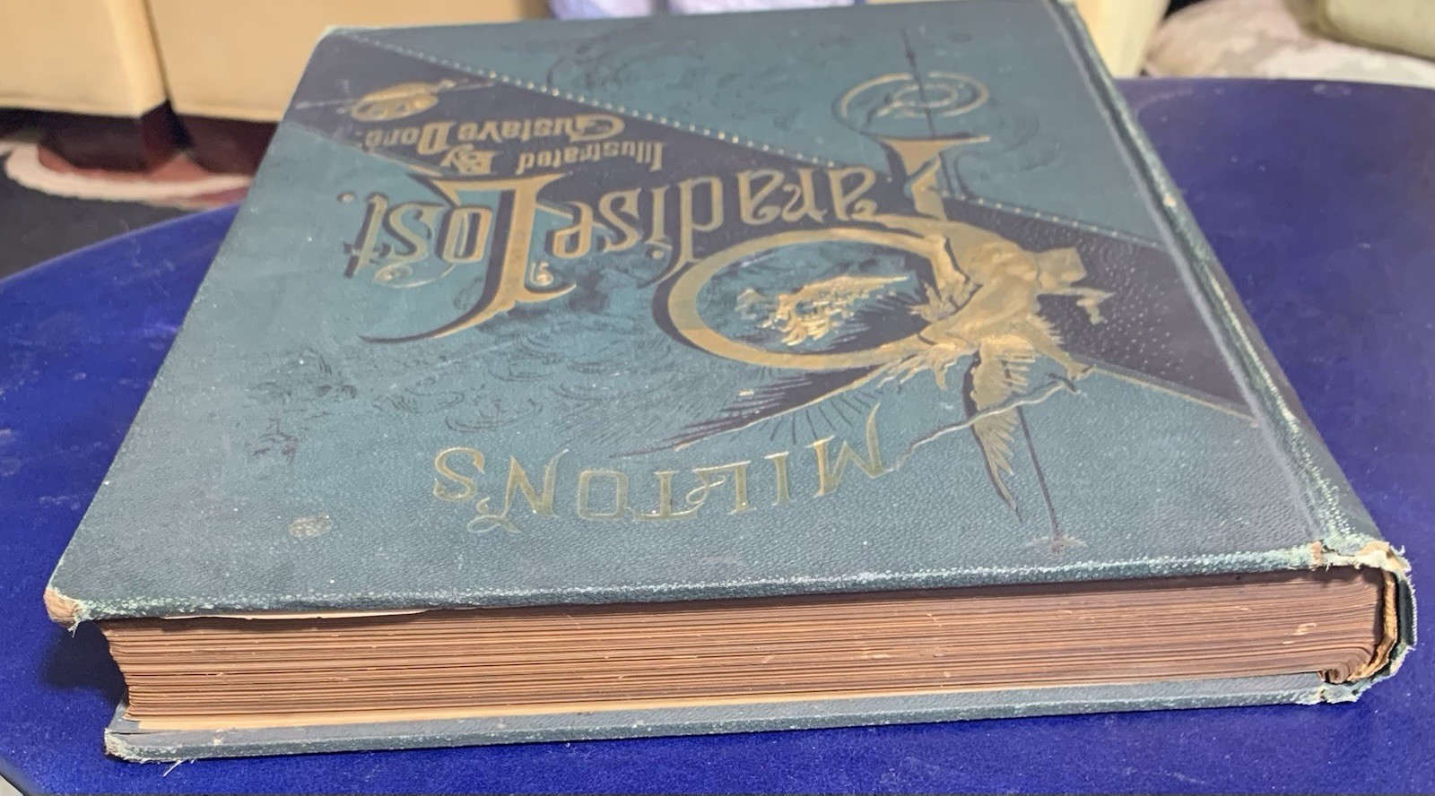 ANTIQUE 1886 John Milton’s Paradise Lost Illustrated by Gustave Dore RARE
