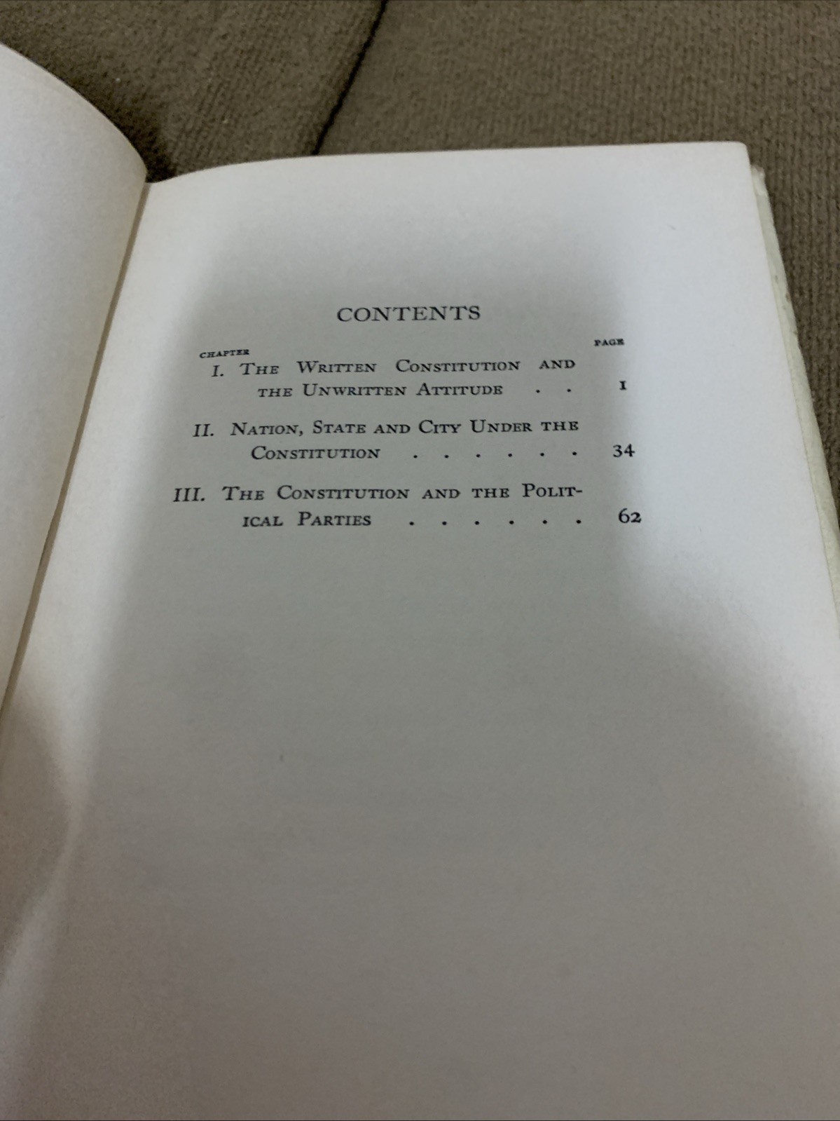 The Written Constitution Charles Edward Merriam 1931 Vintage Political Science