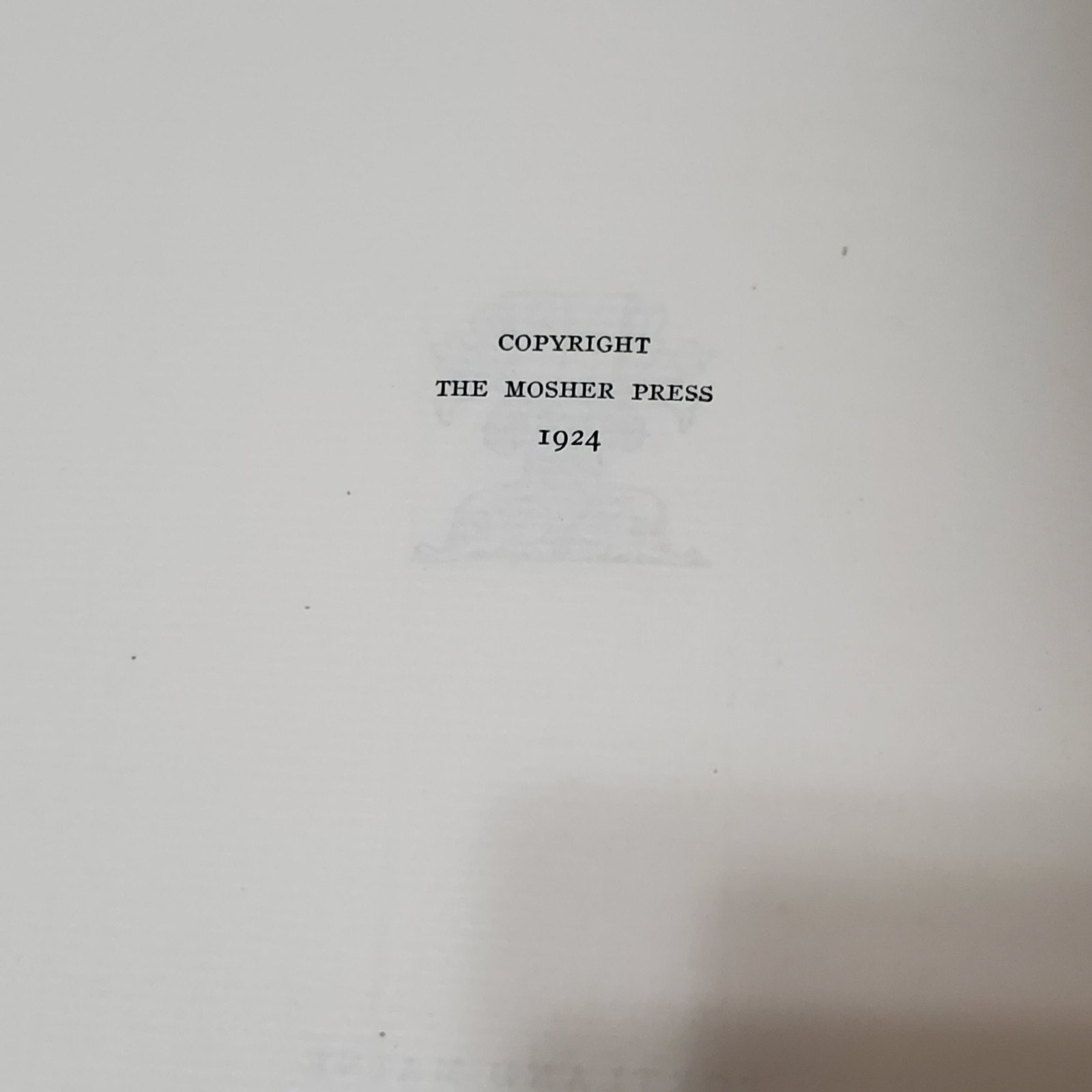 Frontier Isabel Fiske Conant 1924 Hardcover Poetry Book Mosher Press Vintage
