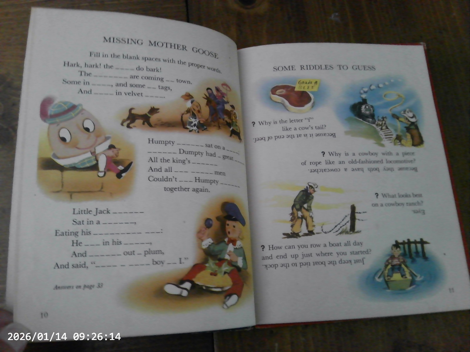 The Busy Book, A Rand McNally Book,1952(VINTAGE Children’s Hardcover)