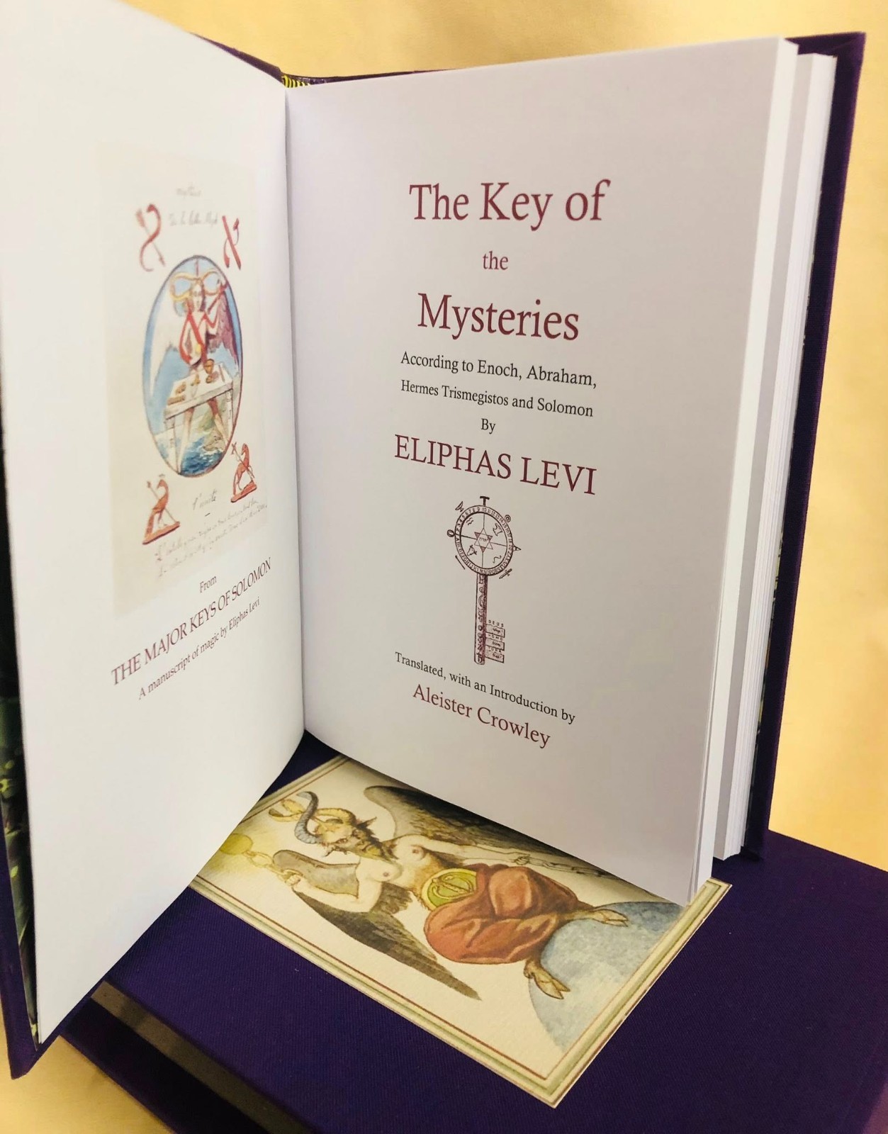 Key of the Mysteries fine binding Eliphas Levi translater by Aleister Crowley