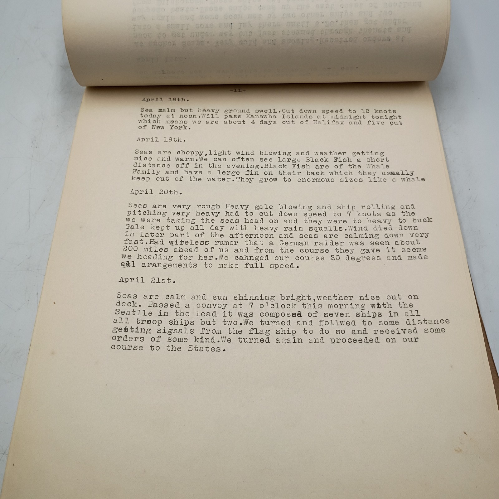 WW 1 Navy Sailor Diary,Journal, USS Kanawha 1918,dairy Life,interesting, Hist…
