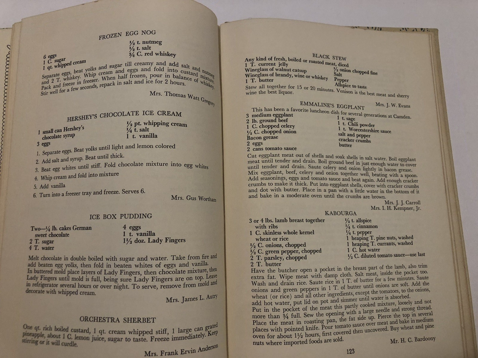Vintage 1964 Harris County Heritage Society Cook Book Vol. 1 Houston Texas HB