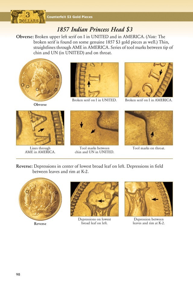 Whitman US Gold Coins Counterfeit Detection Guide Fake Eagles & More New Book