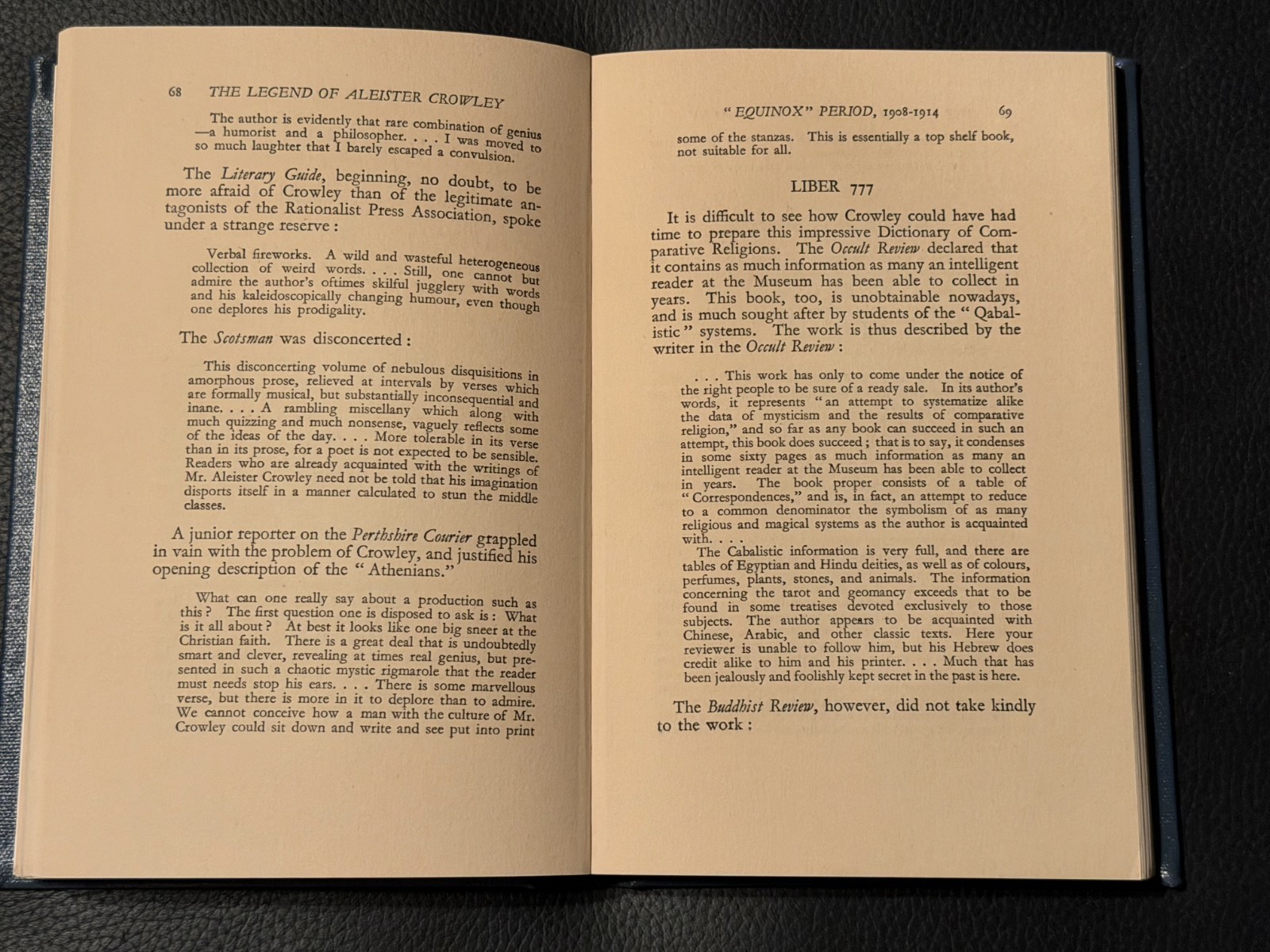 1930, 1st Ed, THE LEGEND OF ALEISTER CROWLEY, by P R STEPHENSEN, THELEMA