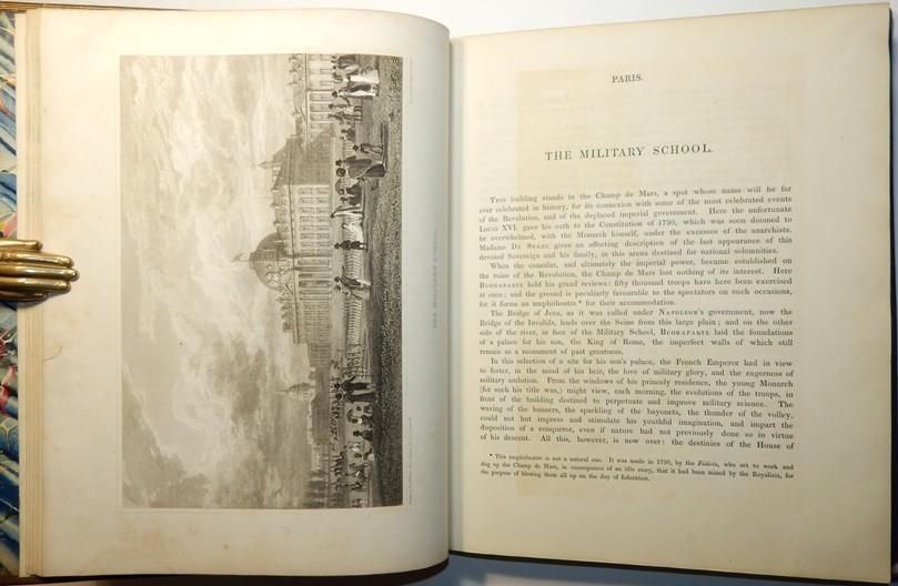 1823 PICTURESQUE VIEWS OF THE CITY OF PARIS & ITS ENVIRONS 2 Vols 67 PLATES Nash