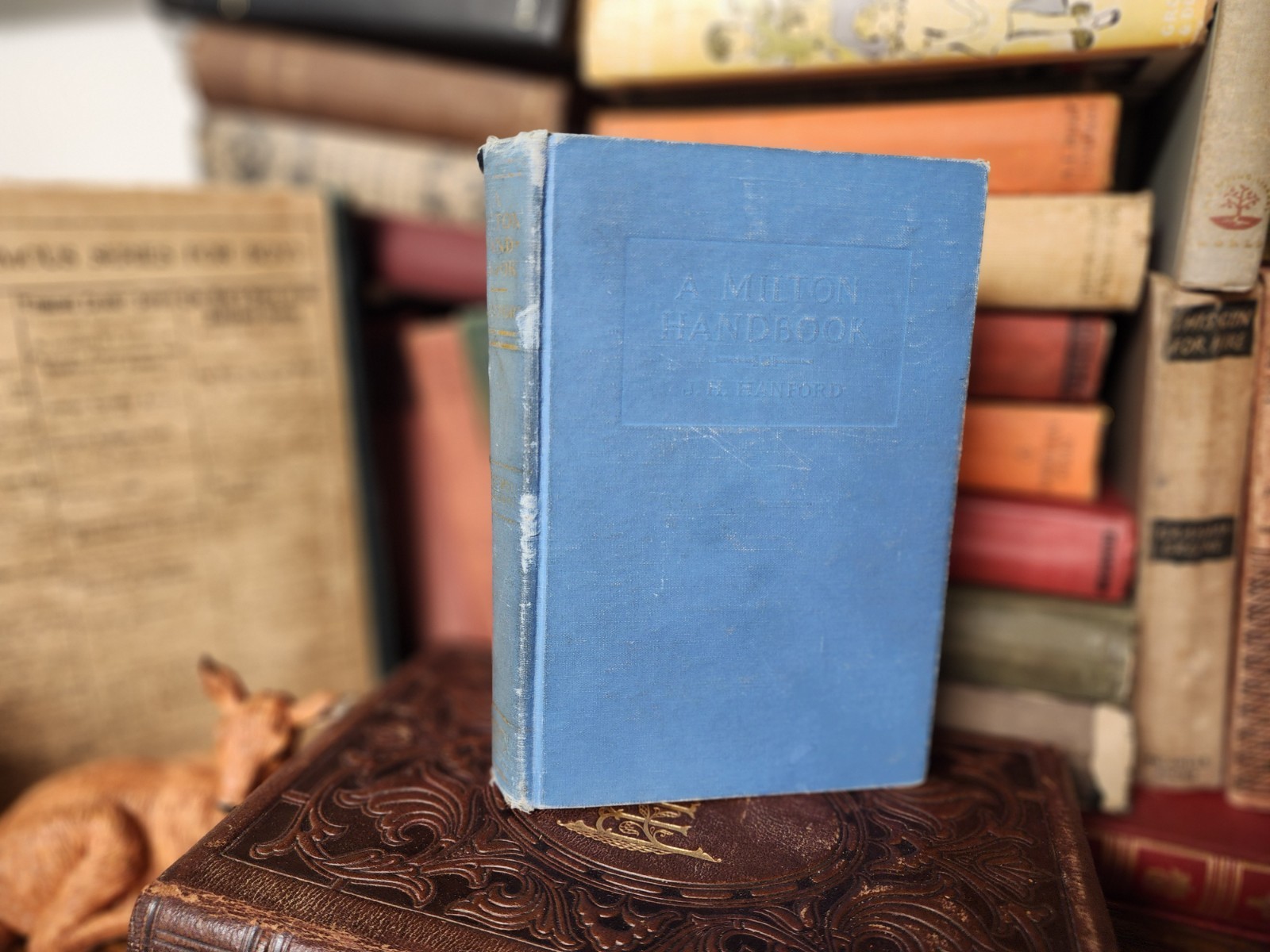 Lot of 5 BLUE / Shades of blue Old Vintage Antique Rare Hardcover Random Books