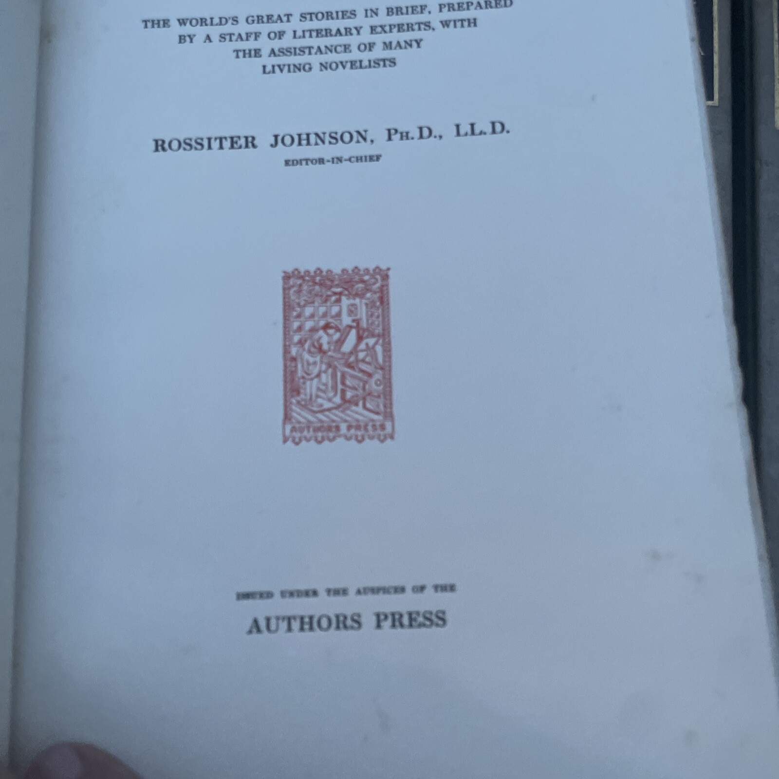 Authors Digest 1908 Hardcover Set Missing Volumes X & XIV From Authors Press