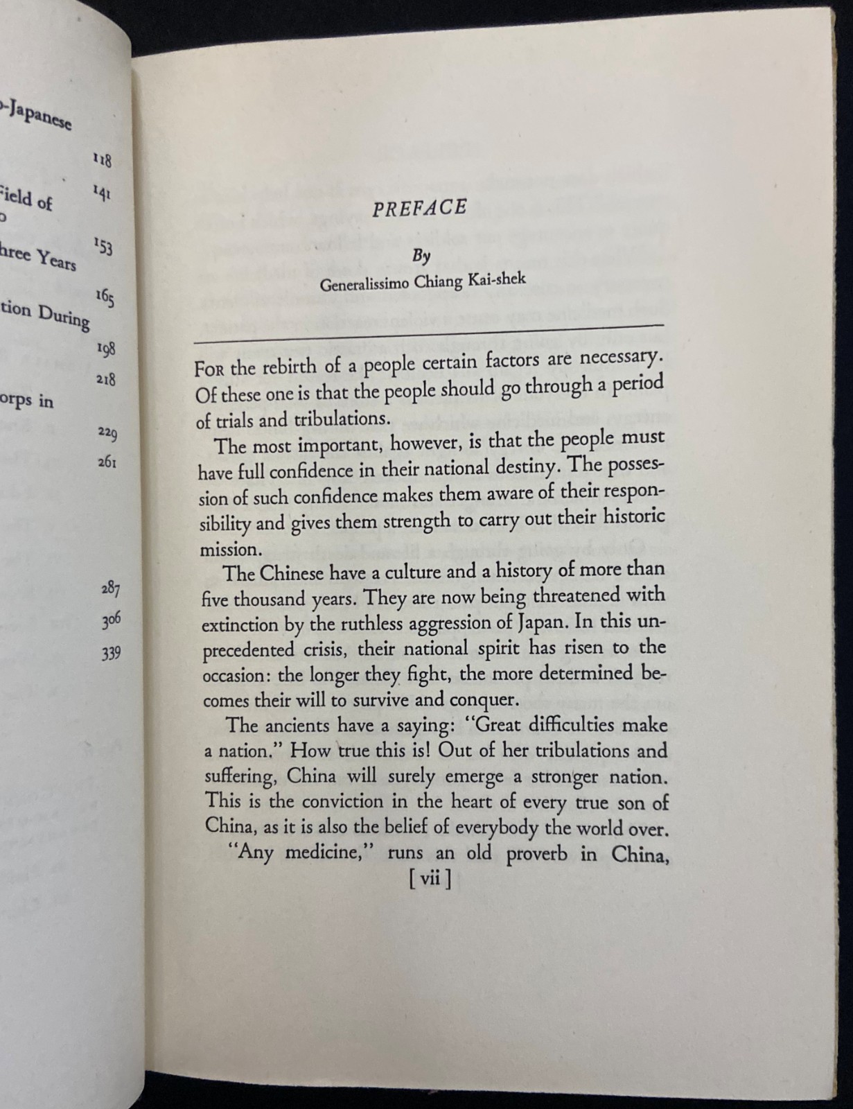 1941 CHINA SHALL RISE AGAIN Vintage MAY-LING SOONG CHIANG Asia WWII ERA w/ DJ