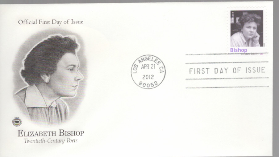 2012 First Day of Issue Stamp Honoring – Poets – Elizabeth Bishop – PCS