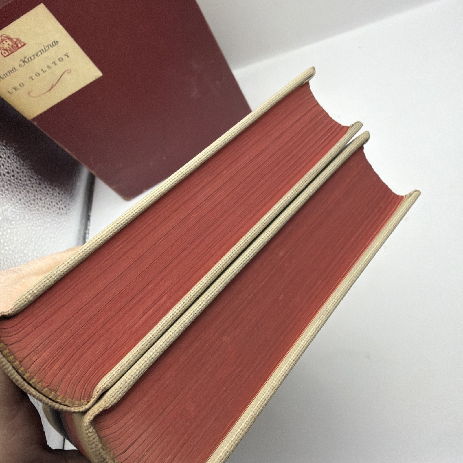 Anna Karenina By Leo Tolstoy 1939 Random House Volumes 1 &2 HC Boxed Musty Smell