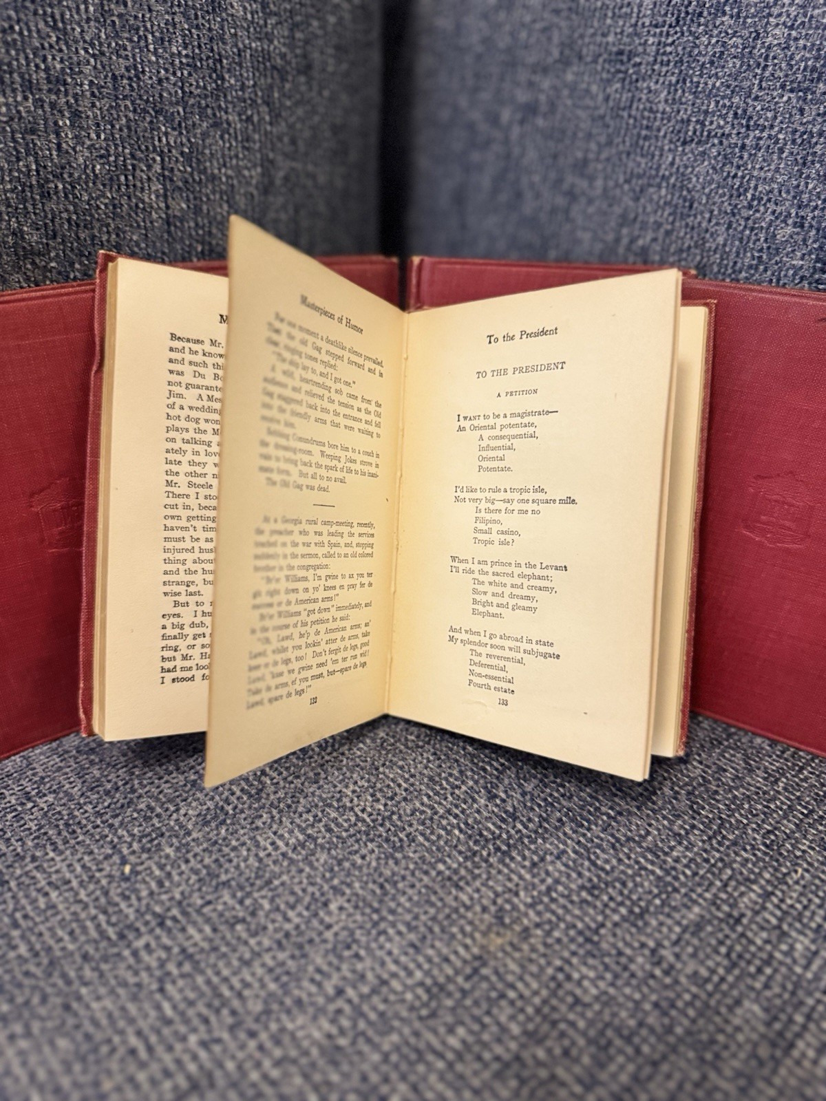 Little Masterpieces of American Wit and Humor 1904 Antique Book. Set Of 5.
