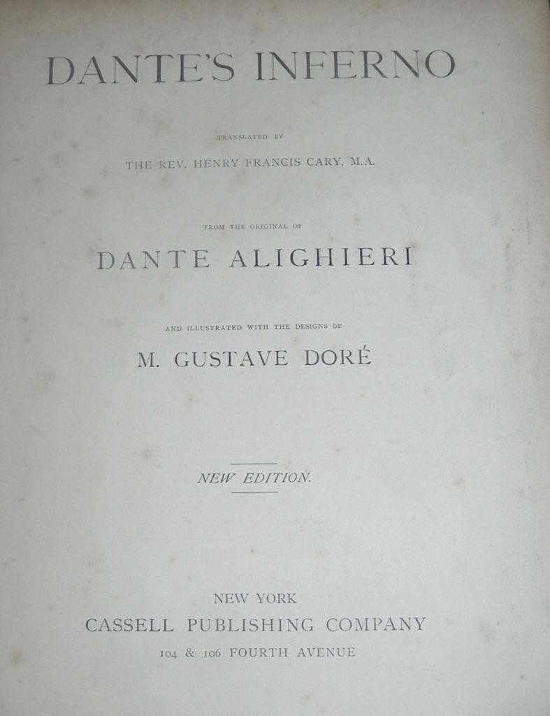 Huge Dante’s Inferno 1880’s 75 illustrations by Gustave Dore Plates!!!