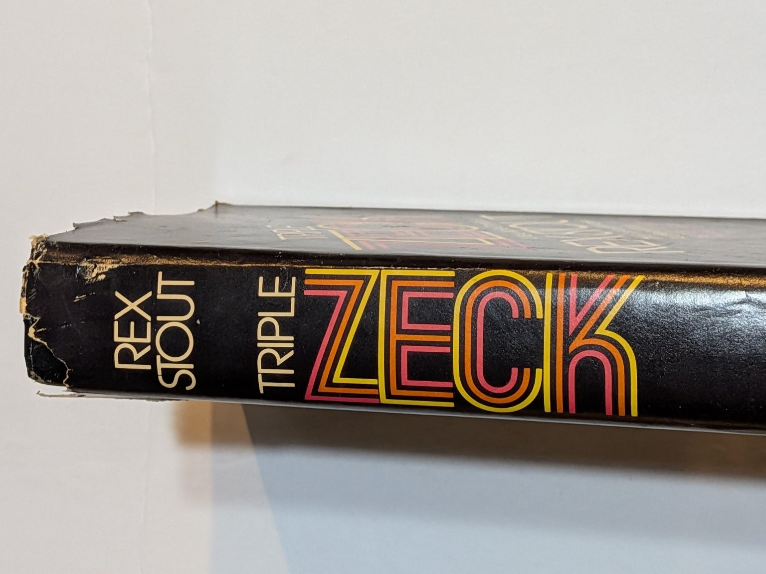 Triple Zeck Rex Stout 1974 Nero Wolfe Omnibus Mystery Book Club Edition