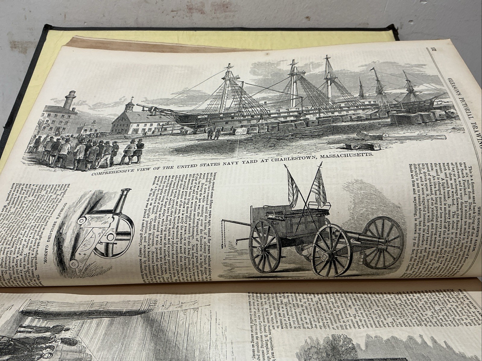1854 Vol VII July-Dec Gleason’s Pictorial Drawing Room Companion