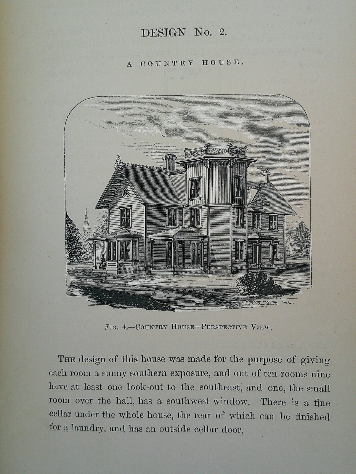 Geo. E. Woodward WOODWARD’s ARCHITECTURE AND RURAL ART No. II original 1868