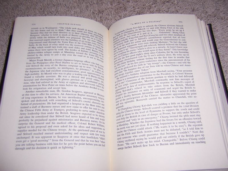 STILWELL and the AMERICAN EXPERIENCE in CHINA/1st Ed/HCDJ/Military/WWII 1939-45