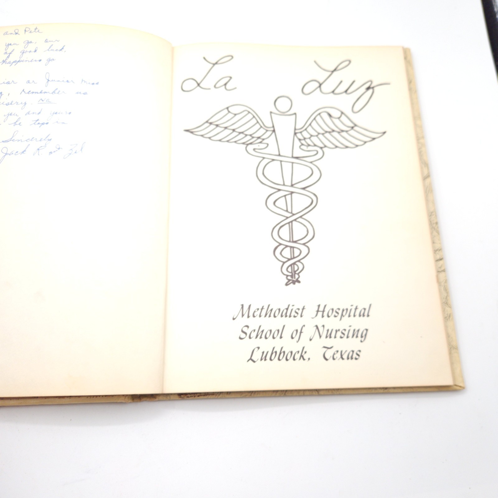 1955 La Luz Yearbook,Lubbock Memorial Hospital School Of Nursing,Lubbock,Texas