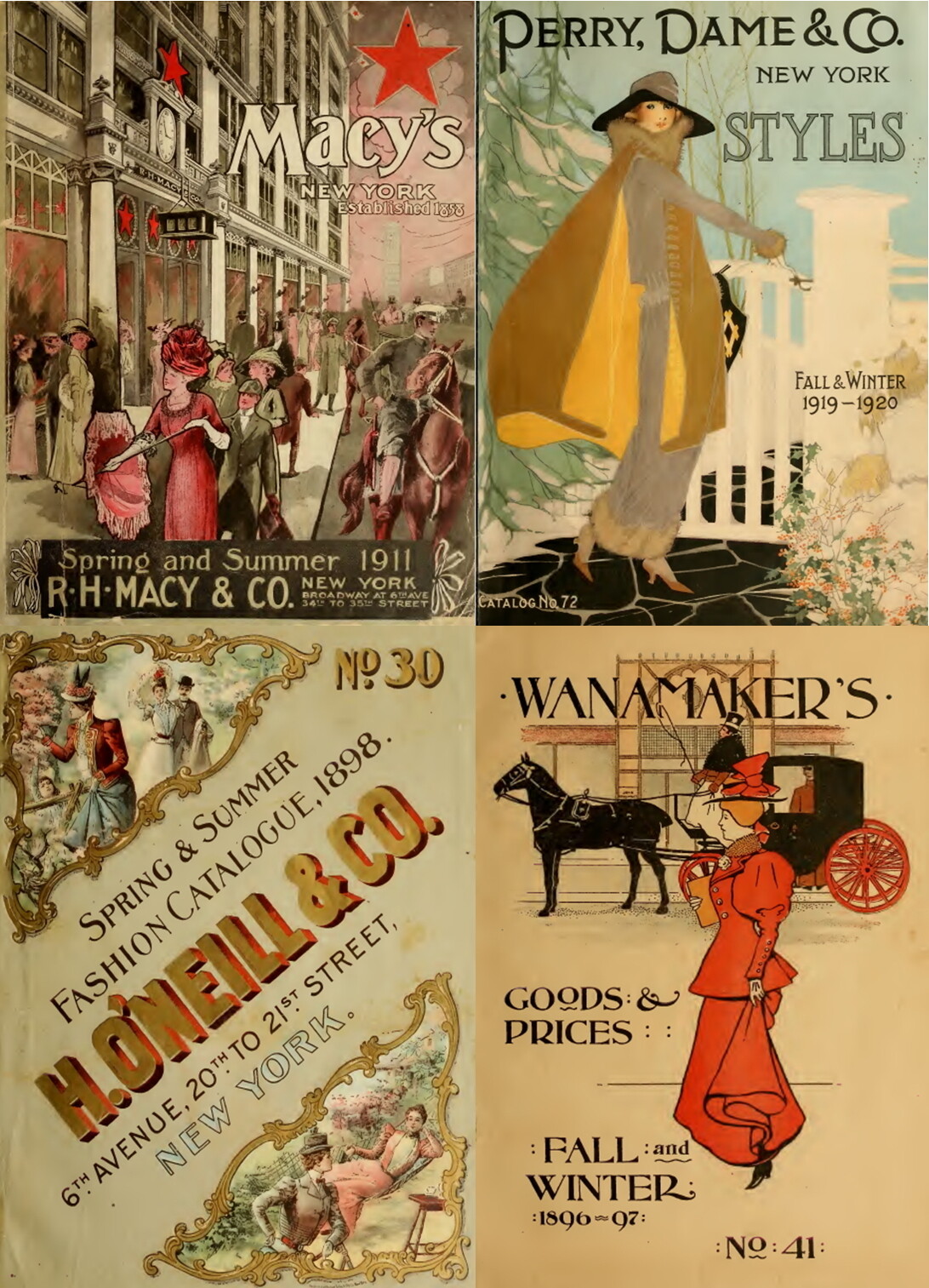 80 Rare Old Department Stores Catalogs Fashion Styles Designs on DVD