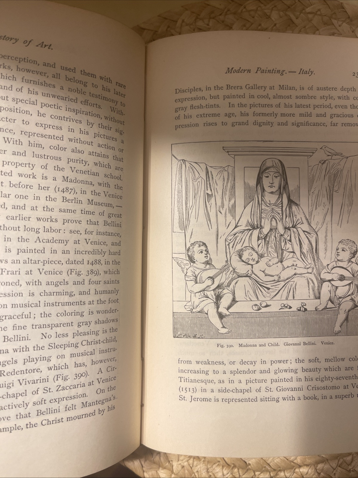 Antique Book 1886 History of Art by Wilhelm Lübke, Vol. I,II