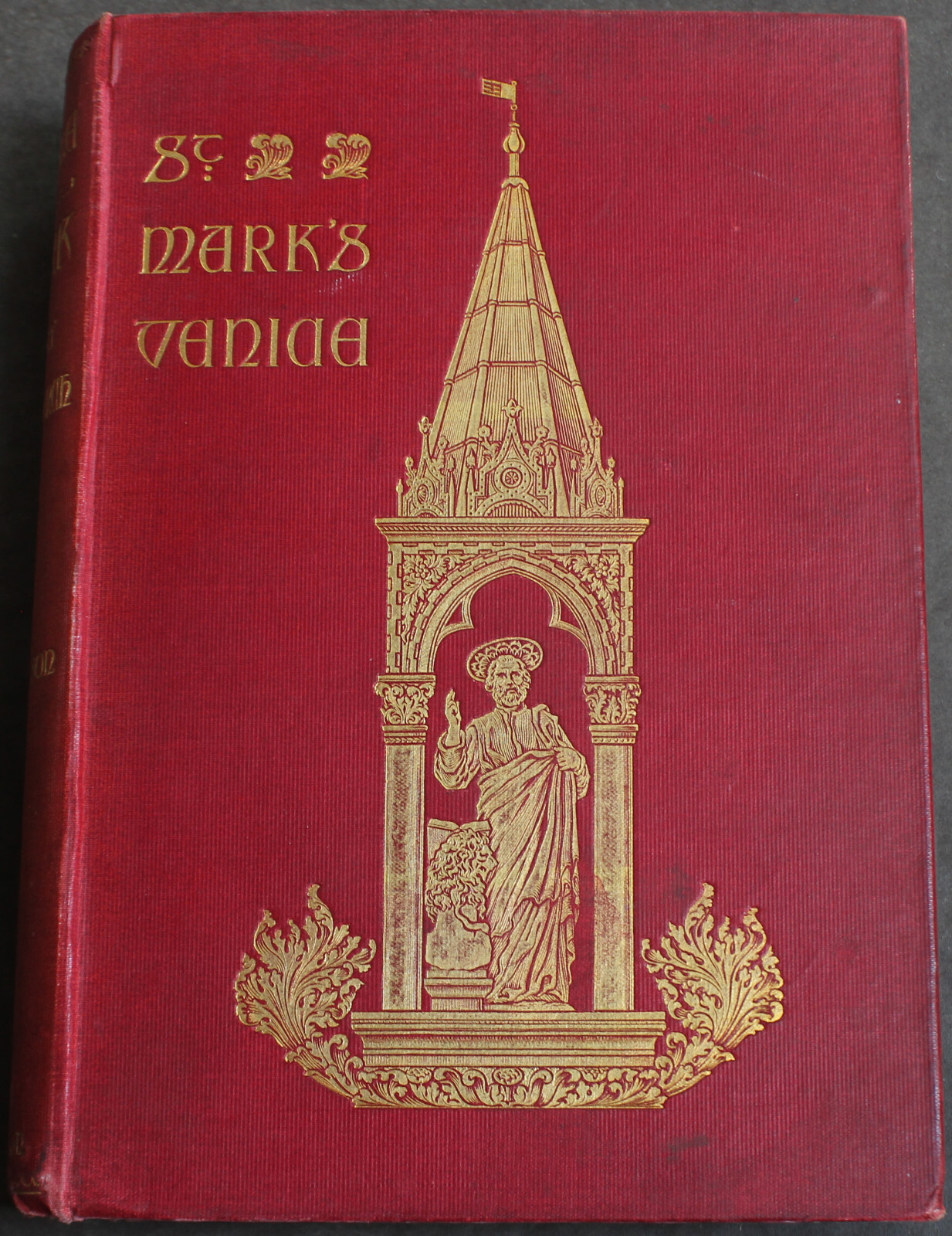 Rare Antique Old Book St. Mark’s Church Venice 1898 Illustrated Italy Europe ⭐️