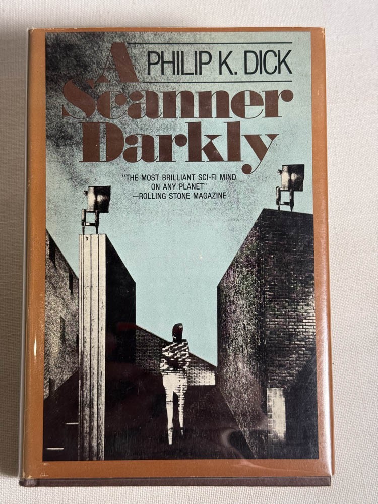 Philip K Dick A Scanner Darkly HC DJ Book Club Edition Sci Fi Cyberpunk