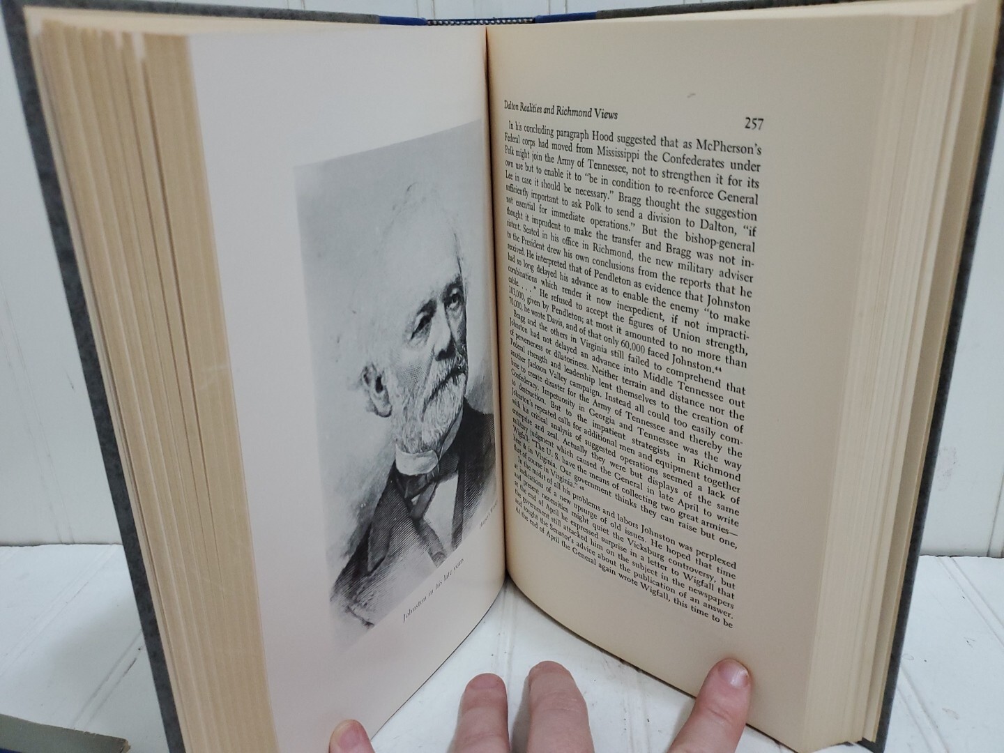 1956 Book A DIFFERENT VALOR Civil War Story of General Johnston SIGNED Authors