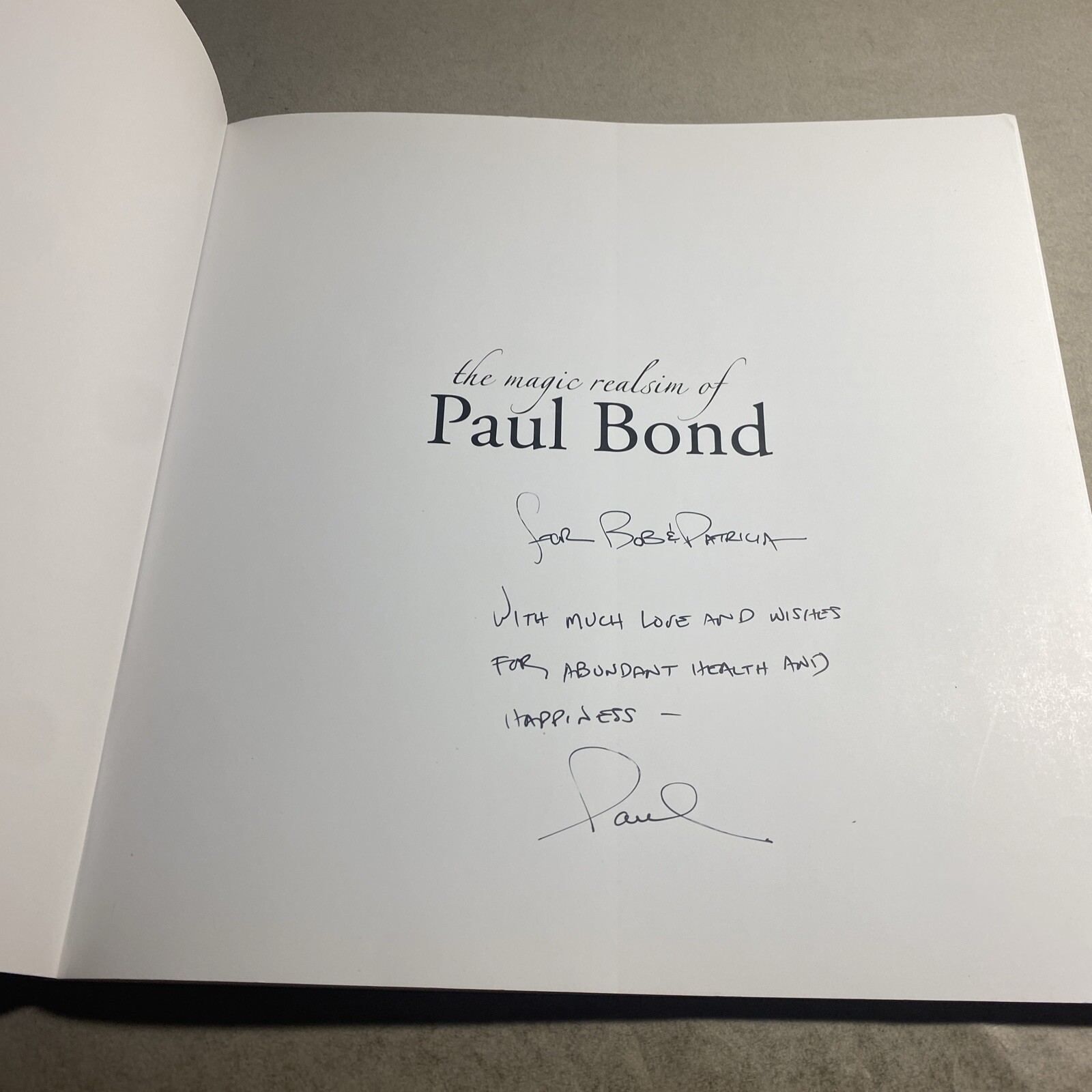 Artist Monograph: Magic Realism of Paul Bond SIGNED / SRO