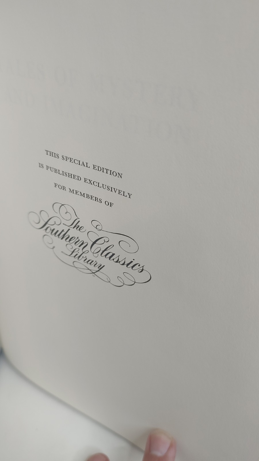 Tales of mystery and imagination Edgar Allen Southern Classic Library Edition