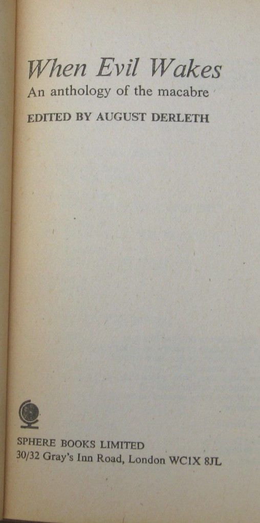 1963 6 and the Silent / 1977 When Evil Wakes- Horror Sci Fi philip k dick
