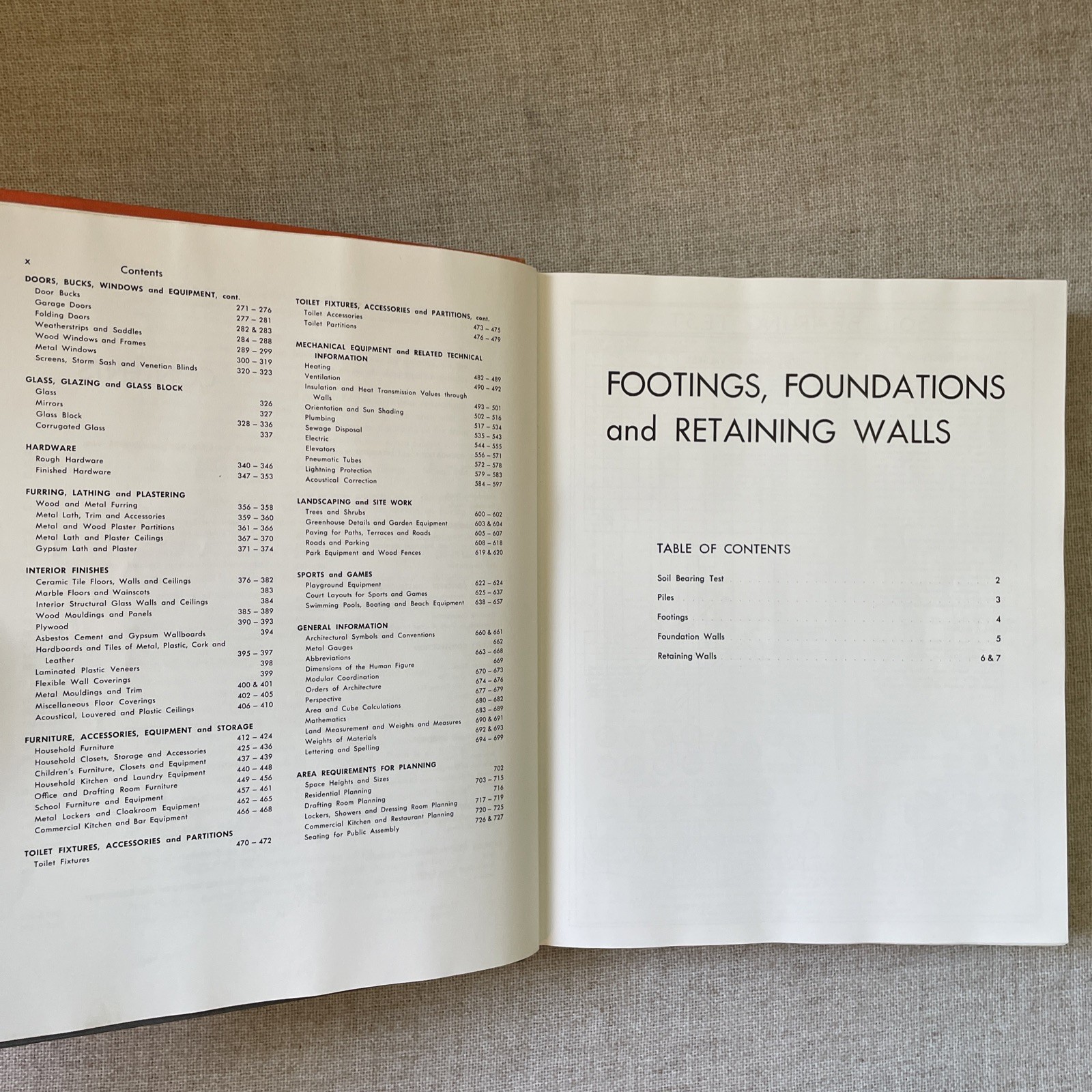 Architectural Graphic Standards Ramsey & Sleeper 1965 HC DJ 5th Edition