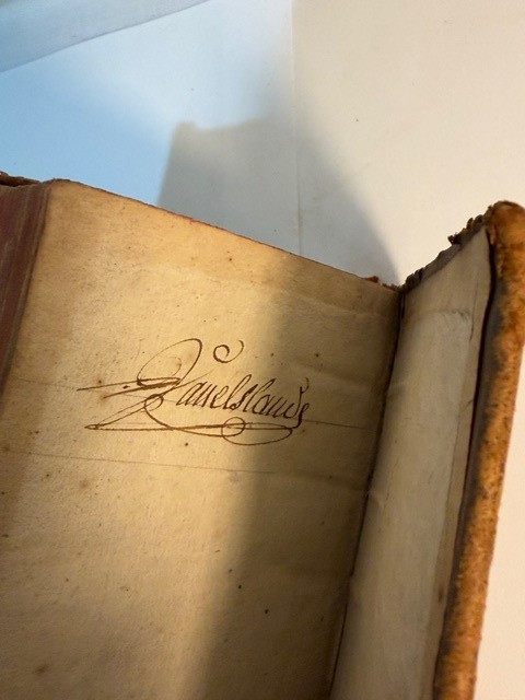 Antique 1773 Jacob Cats Dutch Book – Alle de Werken – Full Leather – Ghent