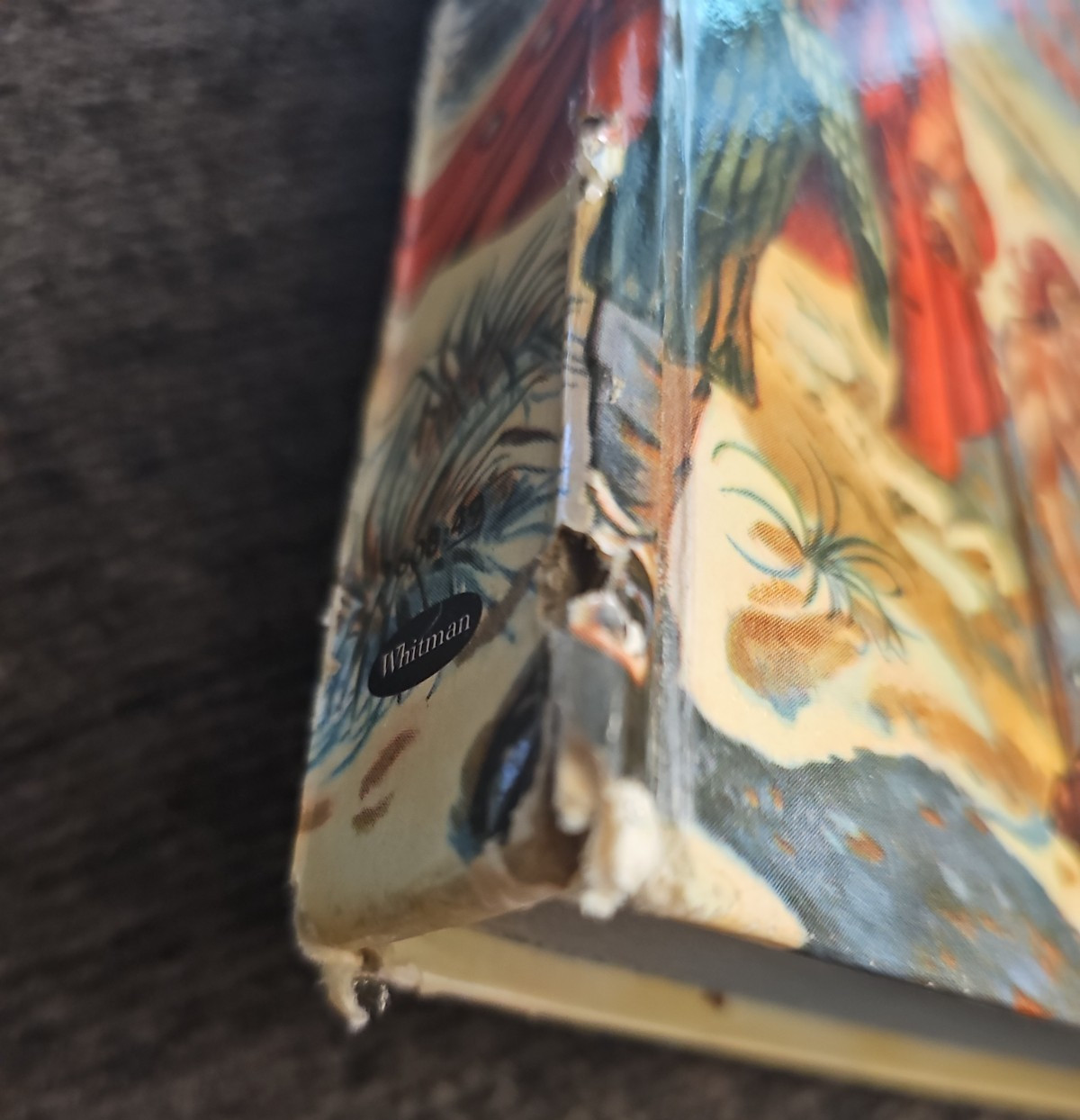 Vintage Treasure Island Book 1955 Hardcover Racine Wisconsin Whitman Publishing