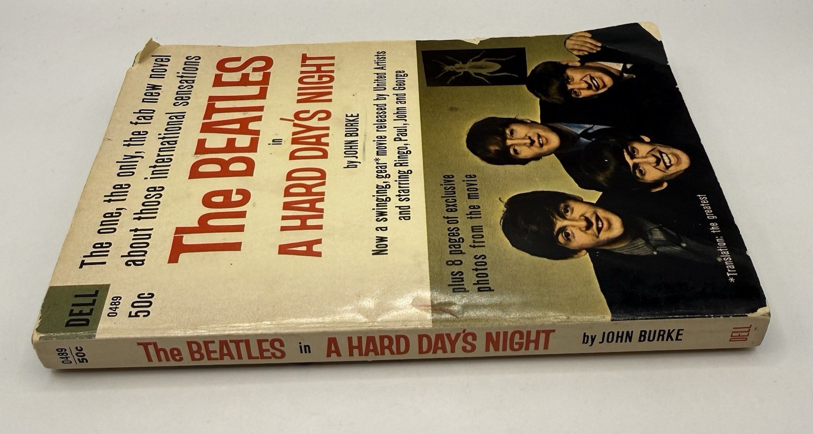 THE BEATLES IN A HARD DAY’S NIGHT 1964 JOHN BURKE PHOTO INSERTS