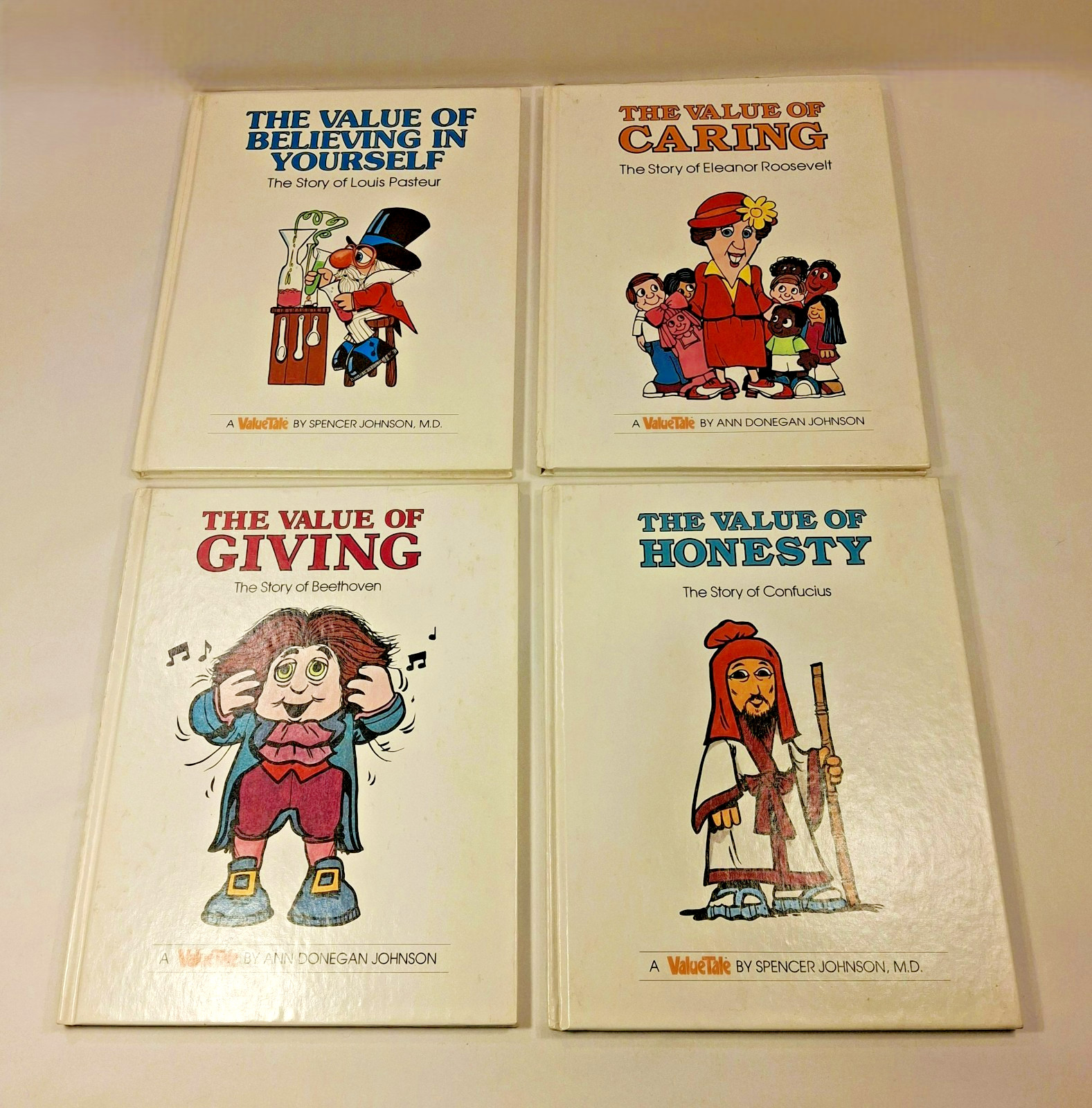 Vintage ValueTales Book Lot 17 Hardcover Spencer Johnson Danbury Press 1975-79