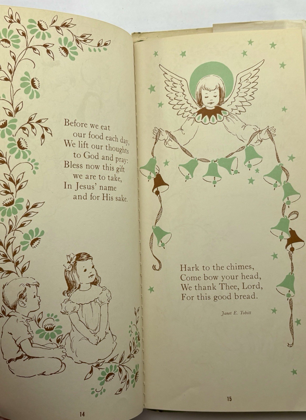 Children’s Prayer Book Vtg Hear Our Grace 1955 Religious Illustrated Ephemera