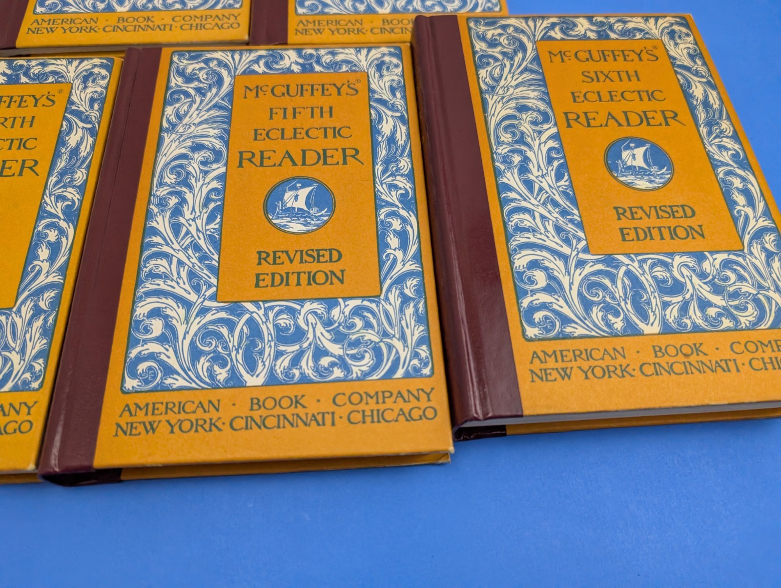 McGuffey’s Eclectic Readers Primer 1-6 Set Revised Edition American Book Company