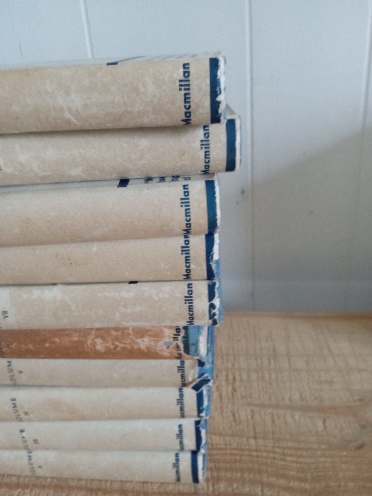 1933 CAMBRIDGE HISTORY HARDCOVER 10 BOOK PARTIAL SET LOT(2-11)