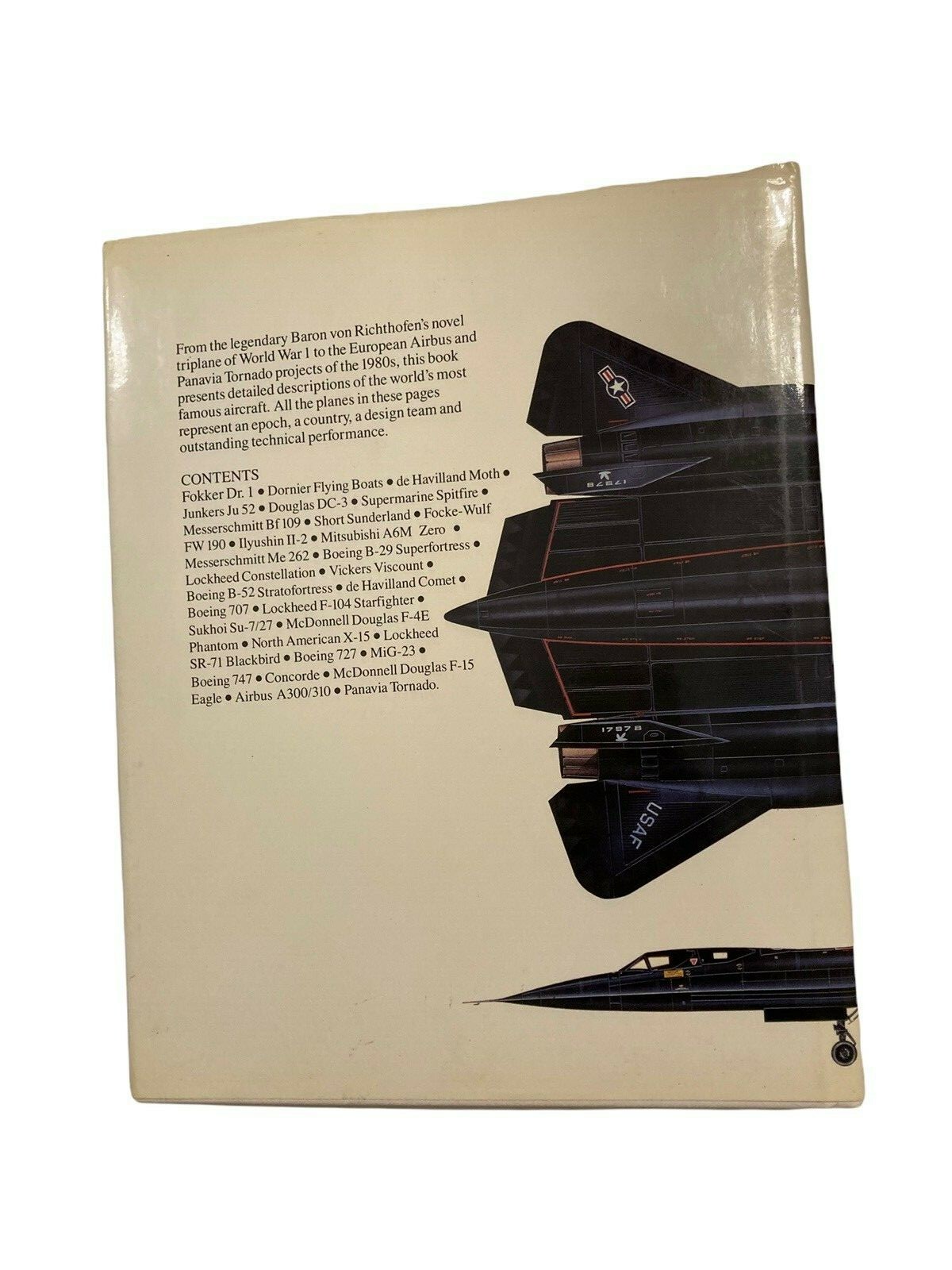 Vintage The Worlds Greatest Aircaft Civil & Military Planes Hardcover 1988